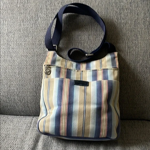 Longchamp Pilage Multicolored Canvas Crossbody Bag - Picture 2 of 16